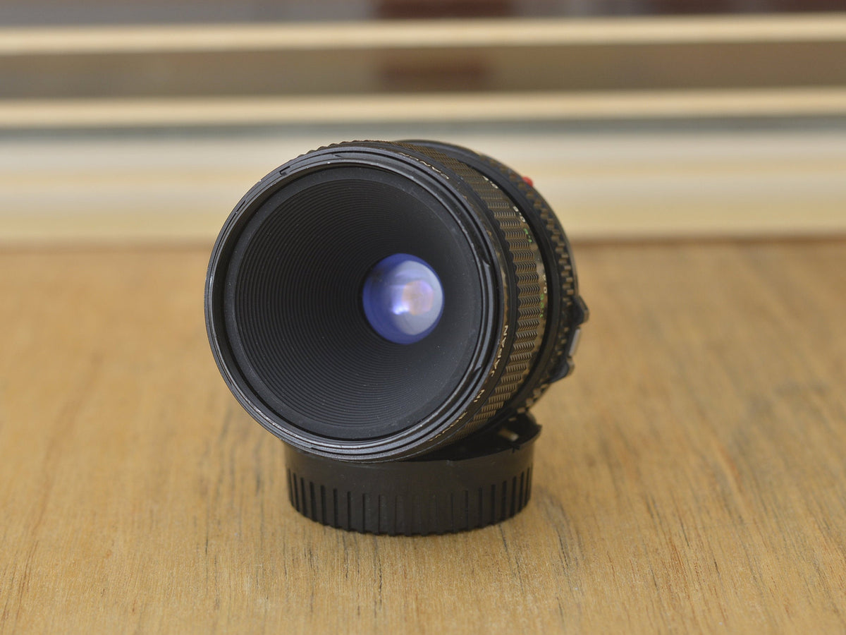 Canon FD 50mm 1:3.5 Macro lens. This is a fantastic macro lens