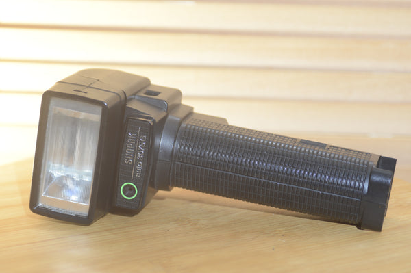 Sunpak Auto 3075G Thyristor 'Hammerhead' Flashgun - Rewind Cameras 
