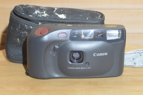 Canon Sure Shot EX Compact 35mm Camera with Case. Fab point and shoot