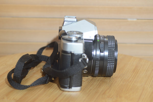 Minolta XG-9 camera with 50mm f1.7 lens. Fantastic Starter Camera