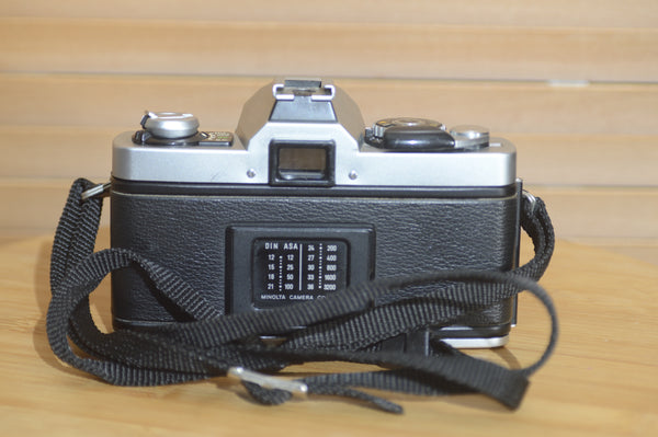 Minolta XG-9 camera with 50mm f1.7 lens. Fantastic Starter Camera