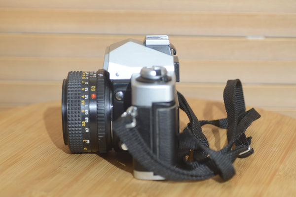 Minolta XG-9 camera with 50mm f1.7 lens. Fantastic Starter Camera