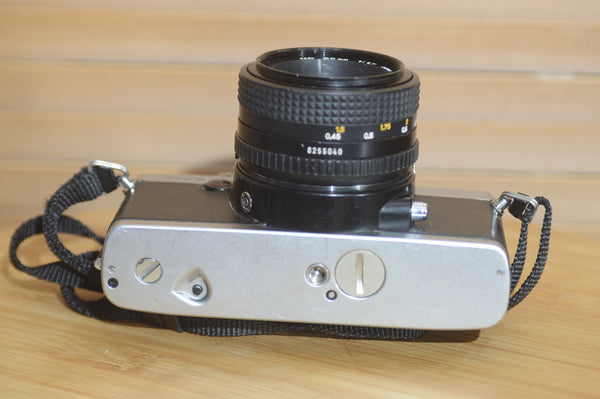 Minolta XG-9 camera with 50mm f1.7 lens. Fantastic Starter Camera