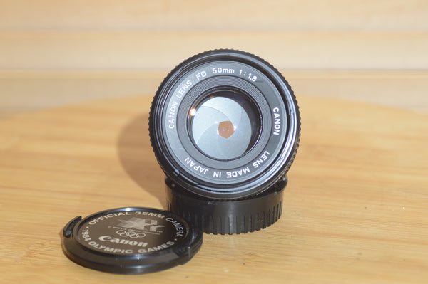 Canon FD 50mm f1.8 Prime lens. Fantastic Condition. Great bright lens.