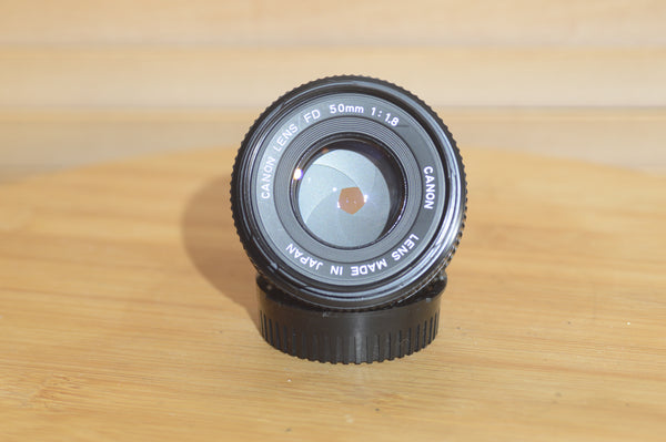 Canon FD 50mm f1.8 Prime lens. Fantastic Condition. Great bright lens.