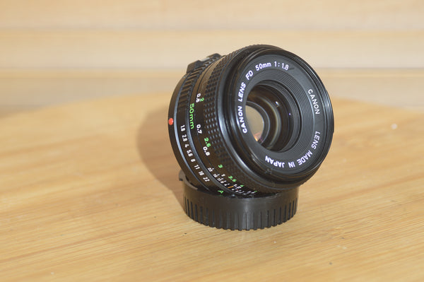 Canon FD 50mm f1.8 Prime lens. Fantastic Condition. Great bright lens.