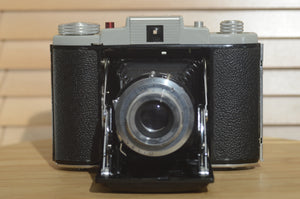 Kodak 66 Model iii 620 Folding camera with fantastic leather case. Gorgeous design with real character. - RewindCameras quality vintage cameras, fully tested and serviced