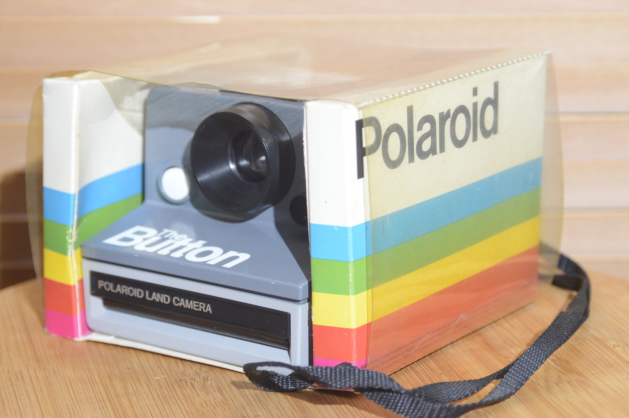 Boxed Polaroid "The Button" Camera.