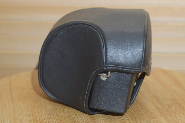 Beautiful Praktica Black Leather Camera Case. Fits Praktica MTL3, Nova.