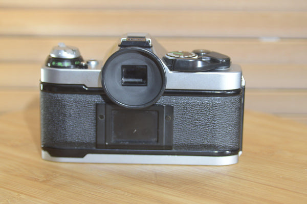 Gorgeous Canon AE1 P 35mm SLR body alone. Pair it with FD lens and away you go - Rewind Cameras 