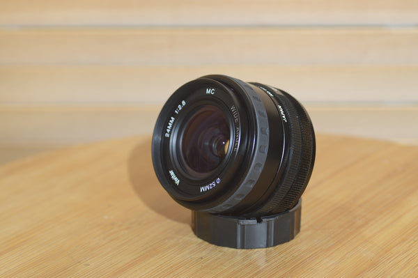 Boxed Vivitar 24mm f2.8 MC Canon FD Fit lens. Fantastic condition vintage wide angle lens