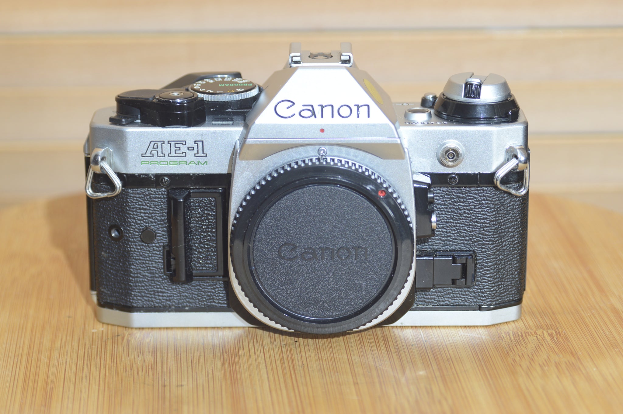 Fantastic Canon AE1 P 35mm SLR body alone. Pair it with FD lens and away you go