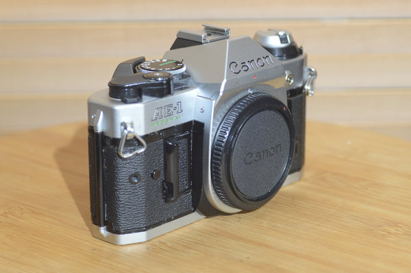 Fantastic Canon AE1 P 35mm SLR body alone. Pair it with FD lens and away you go