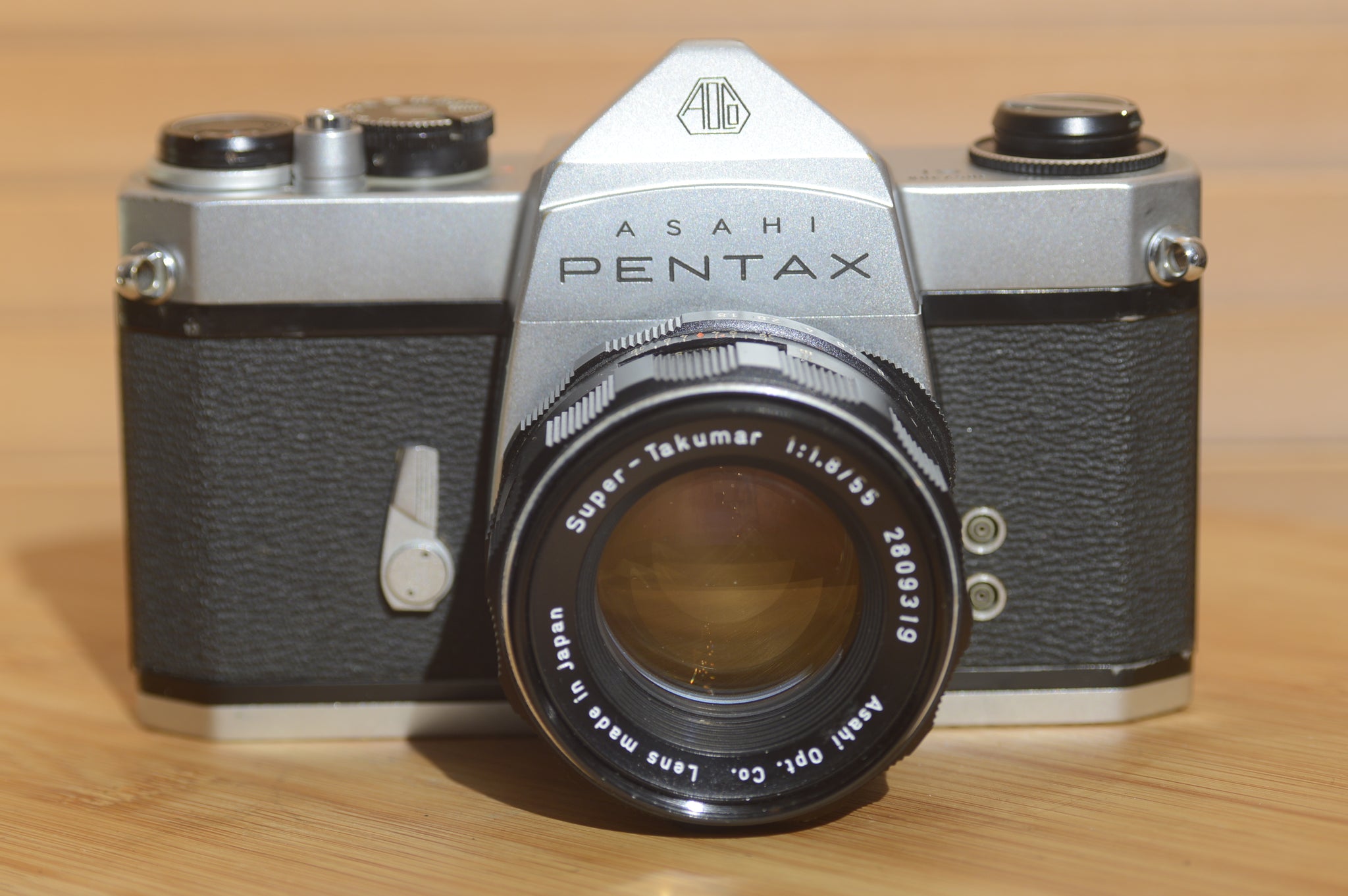 Asahi Pentax Spotmatic SL with Super Takumar 55mm f1.8. Fantastic 