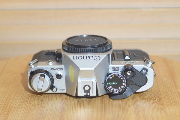 Fantastic Canon AE1 P 35mm SLR body alone. Pair it with FD lens and away you go