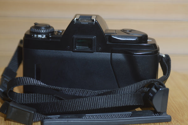 Vintage Black Minolta X-300s 35mm SLR Camera. - Rewind Cameras 