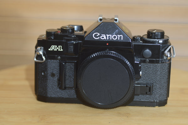 Vintage Canon A1 35mm SLR Camera (body only). Great Condition. - Rewind Cameras 