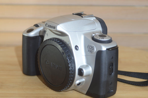 Beautiful Canon Eos 300 Camera. Full of functions a great 35mm camera taking EF lenses. - Rewind Cameras 