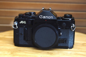 Vintage Canon A1 35mm SLR Camera (body only). Great Condition. - Rewind Cameras 