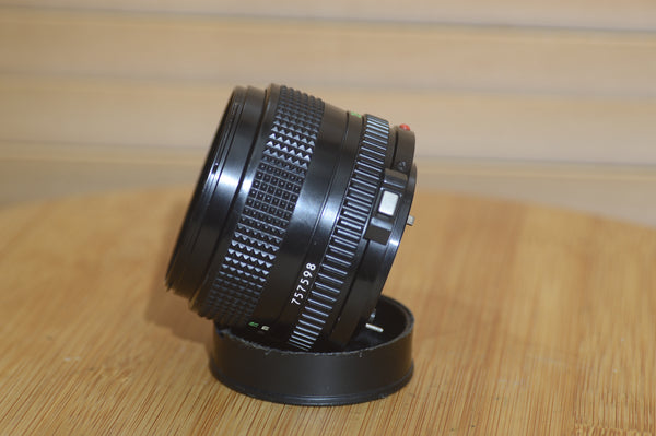 Vintage Canon FD 28mm f2.8 lens. This is a fantastic wide angle lens in great condition. - Rewind Cameras 