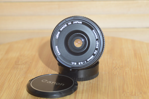 Vintage Canon FD 35mm f3.5 Wide Angle Lens. Almost Mint Condition!