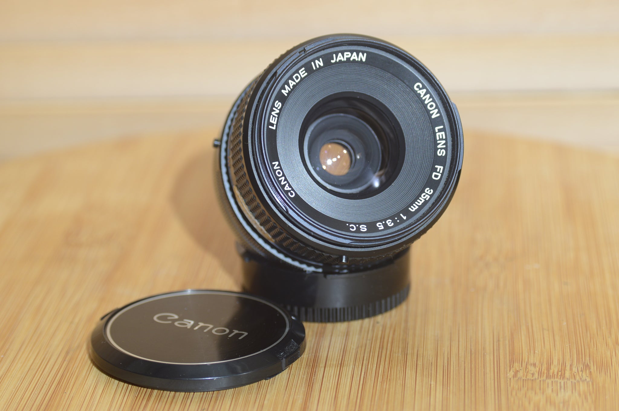 Vintage Canon FD 35mm f3.5 Wide Angle Lens. Almost Mint Condition!