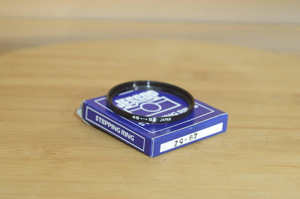 Boxed Jessops Stepping Ring 49-52. Perfect for using larger lens filters - Rewind Cameras 