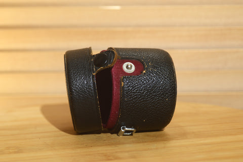 Fantastic Takumar 28mm f3.5 Hard Leather Lens Case. Perfect for protecting your Vintage lenses. - Rewind Cameras 