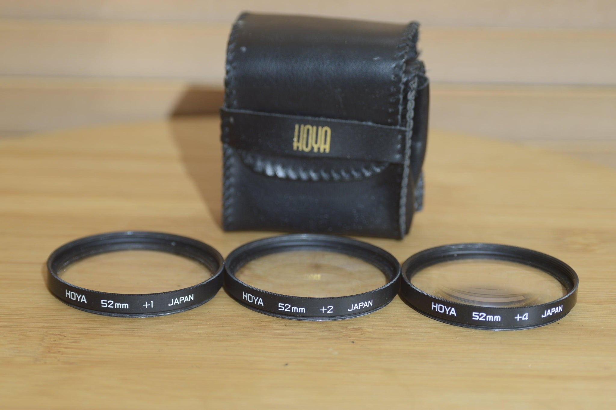 Hoya 52mm Magnification Lens Filter Pack. Including +1, +2 and +4 in Case - Rewind Cameras 