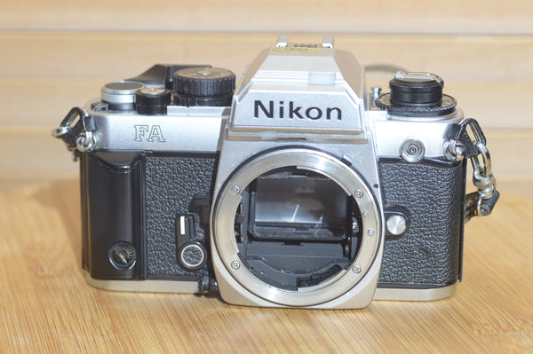 Boxed Vintage Nikon FA 35mm Film Camera with Nikon Strap.