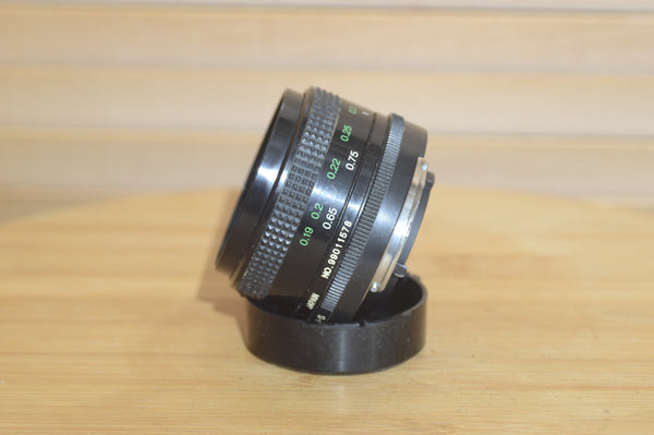 Vivitar 24mm f2.8 MC Nikon AI Fit lens. Good condition vintage wide angle lens