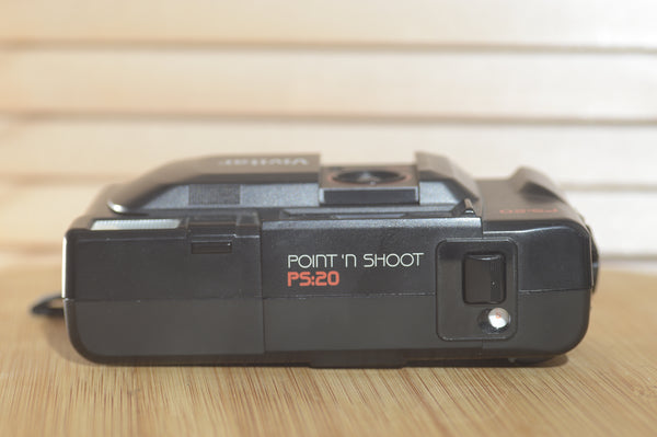 Vivitar Point 'N' Shoot PS:20 35mm Compact Camera. Fantastic point and shoot - RewindCameras quality vintage cameras, fully tested and serviced