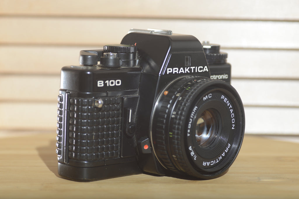 Classic Praktica B100 Electric With Prakticar Pentacon MC 50mm F1.8 Le ...