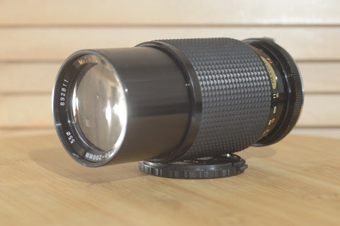 Mitakon OM Fit 80-200mm f4.5 MC Macro Zoom lens. Beautiful condition, an excellent addition to your kit. - RewindCameras quality vintage cameras, fully tested and serviced