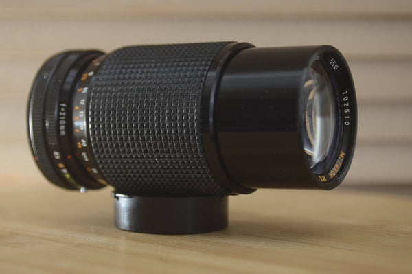 Gorgeous Mitakon MC Zoom 70-210mm f4.5 FD lens. Perfect for wildlife photography. - RewindCameras quality vintage cameras, fully tested and serviced