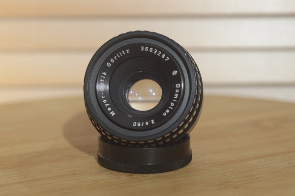 Vintage Meyer-Optik Gorlitz Domiplan 50mm f2.8 M42 Lens. Great for your M42 set up. - RewindCameras quality vintage cameras, fully tested and serviced