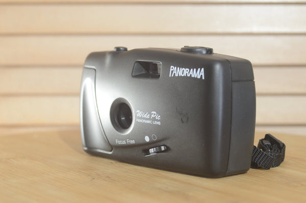 Panoramic Wide Pic 35mm Point and Shoot Camera. Great for beginners or travelling Photography. - RewindCameras quality vintage cameras, fully tested and serviced