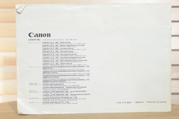 Selection of Vintage Canon Speedlite Instruction Manuals. Ideal equipment for all levels of photographers - RewindCameras quality vintage cameras, fully tested and serviced