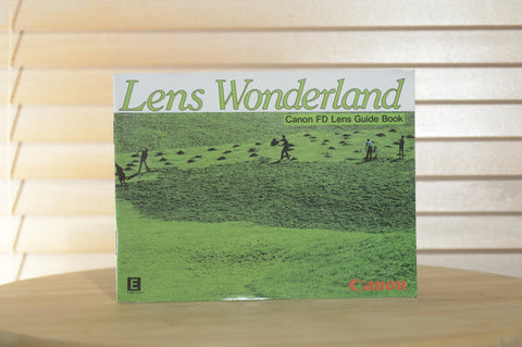 Selection of Vintage Canon FD Lenses Instruction Manuals. Ideal equipment for all levels of photographers - RewindCameras quality vintage cameras, fully tested and serviced